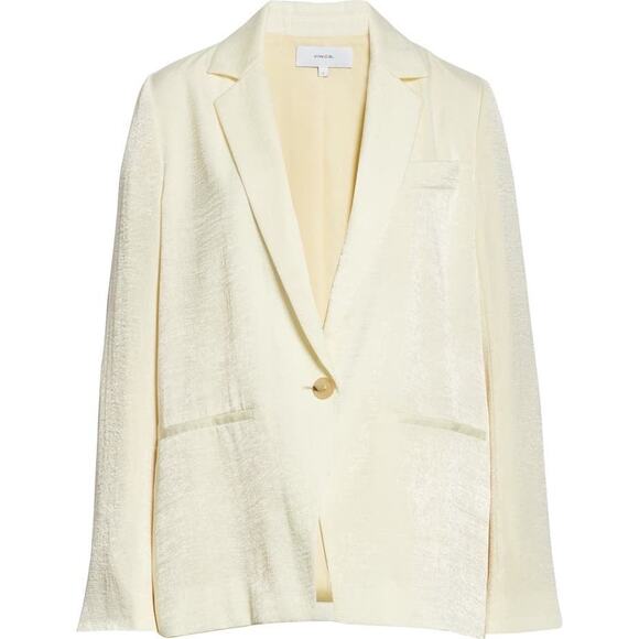 Vince Drapey Boyfriend Blazer Size 6 New with Tags - Picture 2 of 11